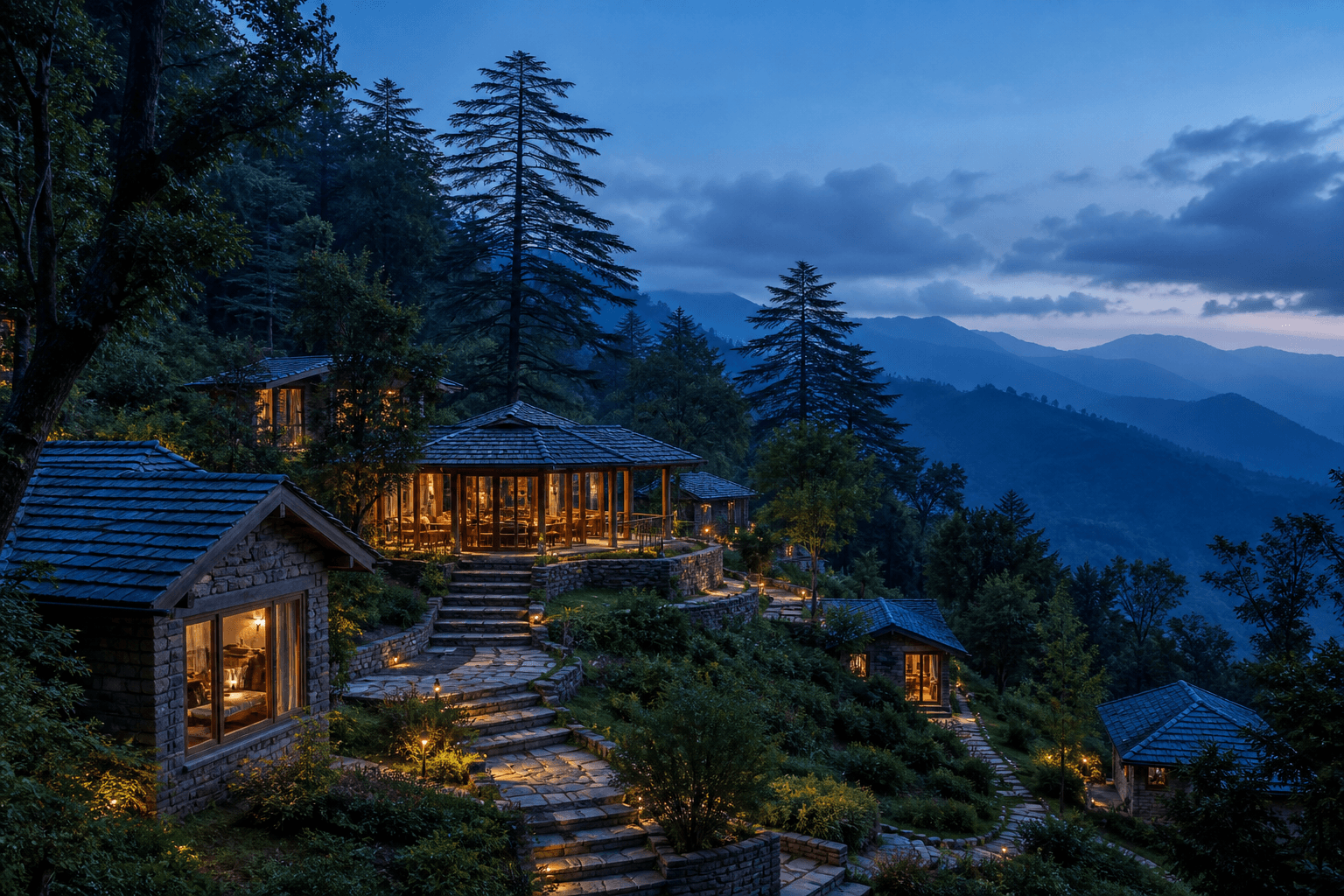 Concept hospitality design for the Nainital hotel initiative